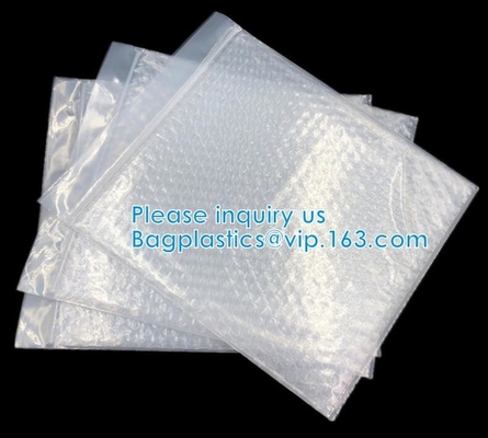 Recyclable Reusable PE Bubble Zipper Bag Slider Bag For Cosmetic Lash Goods Package US Free Shipping Cosmetic Makeup