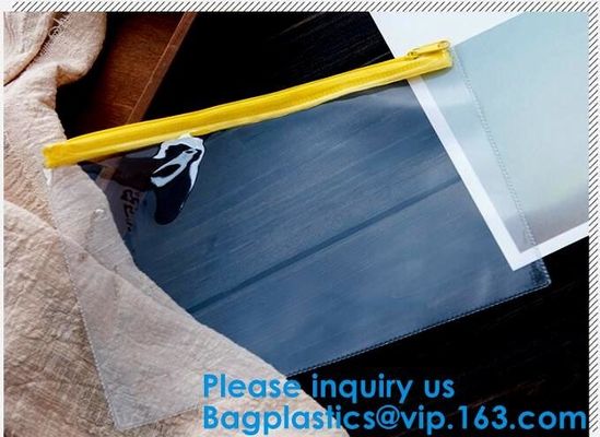 Custom Logo PVC Vinyl Clear Zipper Slider Pouch Transparent Soft Bikini Cosmetic EVA Material k Bag
