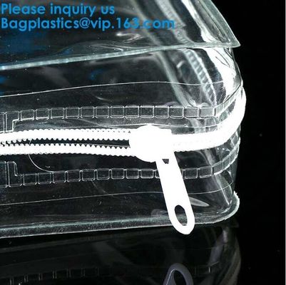 Custom Resealable Frosted Pp Eva Opp Slider Bag Pvc Frosted Cosmetic Garment Poly k Bag Matte Plastic Bag