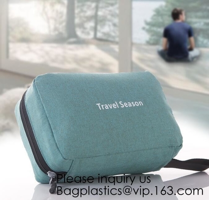 Travel Handy Canvas polyester Men Toiletry Bag Travel Makeup Cosmetic Organizer Toiletry Bag,Pouch Canvas Cosmetic Bag