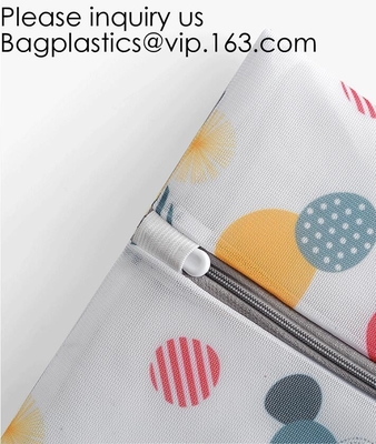 Travel Lingerie Wash Laundry Mesh Bags In Bulk,Mesh Drawstring Laundry Bag,Jumbo Foldable Zipper Mesh Wash Laundry Bag