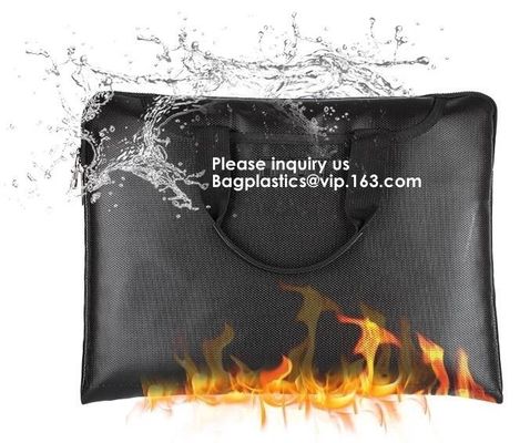 Waterproof and Fireproof document storage Bag with Fireproof Zipper for Money, Jewelry and Passport bagease, bagplastics