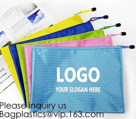 Stationery Colored Fashion Custom Print Nylon Mesh Zipper Pencil Bag With Compartments,stationery pencil case, bagease