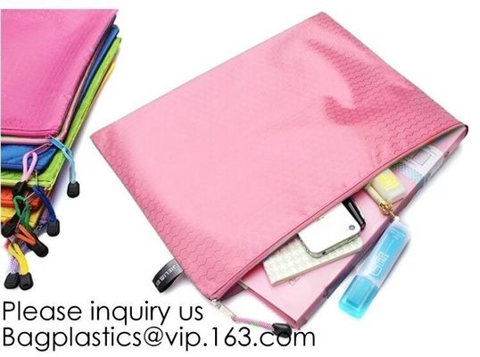 Stationery Colored Fashion Custom Print Nylon Mesh Zipper Pencil Bag With Compartments,stationery pencil case, bagease
