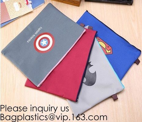 Stationery Colored Fashion Custom Print Nylon Mesh Zipper Pencil Bag With Compartments,stationery pencil case, bagease