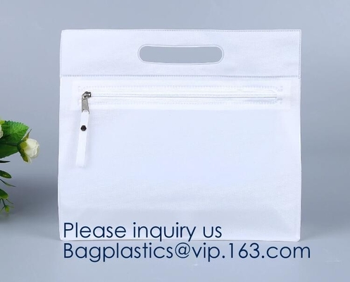 Popular Pvc/Eva Cosmetic Bag With Zipper Waterproof Eco-Friendly Glossy Zipper Bag,Frame Transparent EVA Cosmetic Zipper