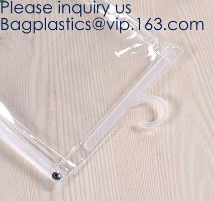 Custom Logo Zip Lock Transparent PVC EVA Cosmetic Bag,Reusable EVA swimwear bag with k in various colors, bagease