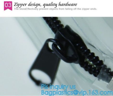 Personalized foldable clutch bag for women geometric pattern pvc makeup cosmetic bag, Makeup Cosmetic Organizer Travel B