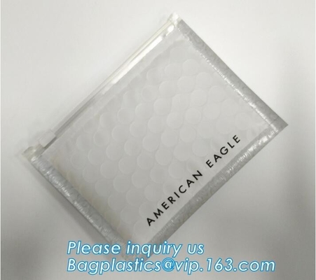 Poly Bubble Mailer with Zip on Top Glitter Make Up Bags,Metallic Glossier Pink Cosmetic Packing k Bubble Pouch Sli
