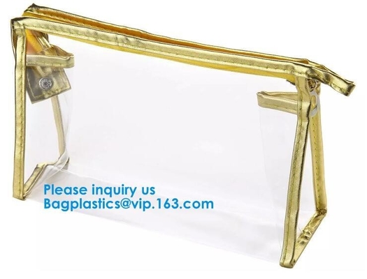 Eco-Friendly Makeup Bag Travel Large Storage Easy Carrying Transparent Women Clear Cosmetic Bag