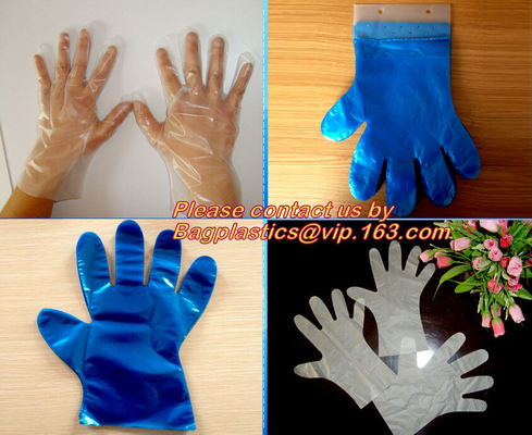 Wholesale gloves transparent plastic glove disposable clear pe medical glove,Food grade Oil resistant Glove PE CPE Dispo