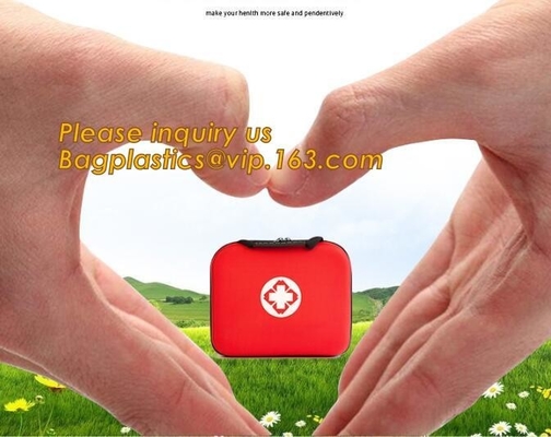 emergency Medical Bag first aid pack mini,Family pack PE first aid adhesive bandage PE wound plaster waterproof PE band