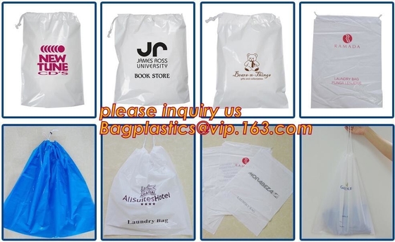 LDPE Drawstring Type Biohazard Waste Garbage Bag, HDPE Drawstring Type Biohazard Waste Garbage Bag, Isolation Infectious