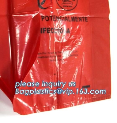 Medical Biodegradable Autoclavable Biohazard Bags Pocket Biohazardous Healthcare Suppliers, Lab Bags, Blood Bags