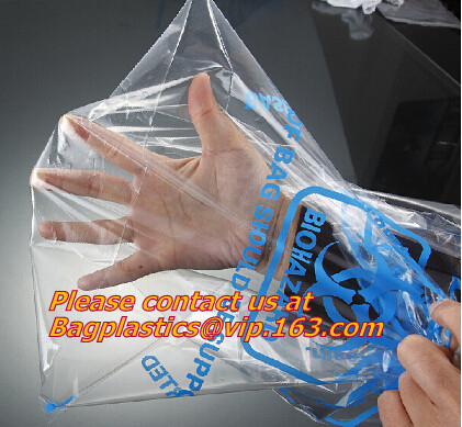 Blood Transport Bags, first aid bag pac Pre-Printed Poly Bags For Disposing Waste. Plastic Bags For Health Applications