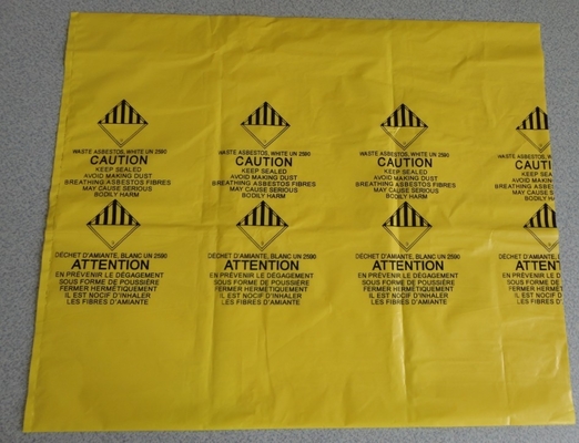 Asbestos Trash bag Puncture Resistant All Purpose Bags Liners ,Wire Frame Top Biohazard Bag, Zip Locking Tear Pouch Bags