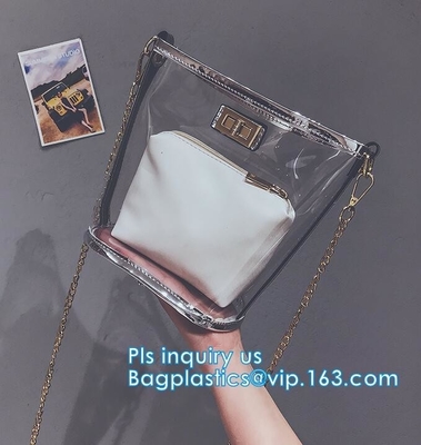 420D PVC Travel pouch shopping shoulder bag large capacity beach bag, handled PVC non-woven shopping bags, handle handy