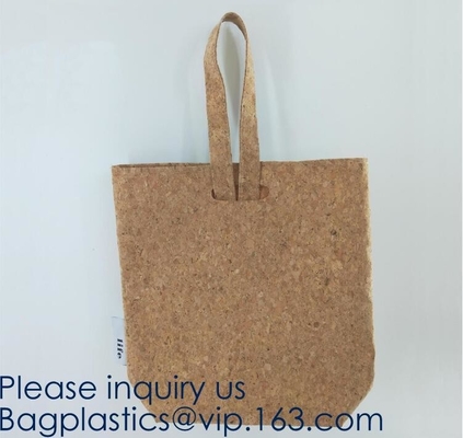 Cork Wood Pencil Case Bag School Pencil Holder Bag,Makeup Organizer Toiletry Bag Natural Travel Cork Cosmetic Bag, bagea