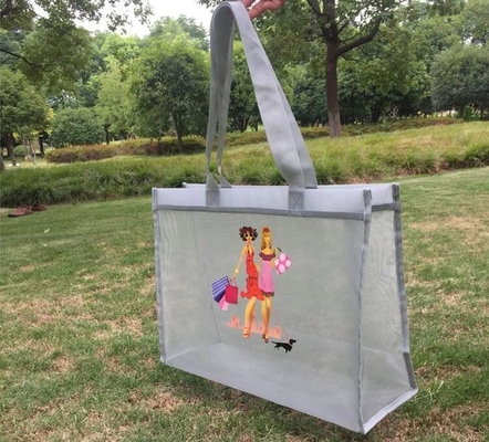 Grocery Mesh Tote, Summer Beach Bag Beach Bags Shopping Bags Toys Storage Bags Grocery Bags Picnics Bags Gym Bags