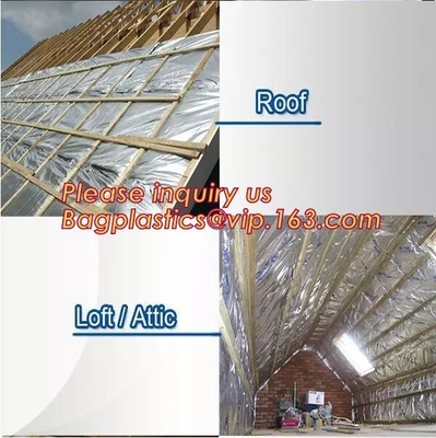 Aluminum Foil-Scrim-Kraft Paper Facing insulation material for building construction,radiant barrier laminated woven clo