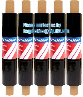 Pallet Wrap Stretch Film 17" Stretch Film, 18 micron x 500 mm x 300 m Hand Use Manual Pallet Stretch Wrap, bagease, pac