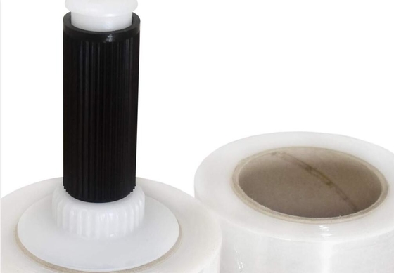 Hand Bundling Stretch Film Extended Core Handle Stretch Film Wrap, Heavy Duty Shrink Wrap Roll Furniture, Moving, Box
