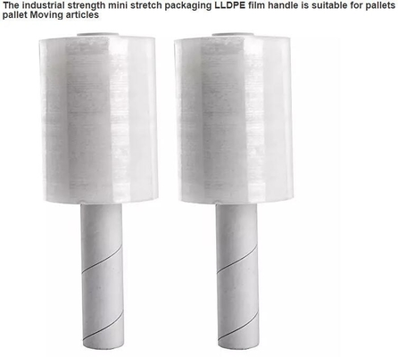 Heavy Duty Stretch Moving WRAP Tapes/Film Pack Of 2 Brand Stretch Tape, Extended Core Handle Shrink Wrap, Clear, 5 Inch