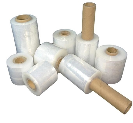 Heavy Duty Stretch Moving WRAP Tapes/Film Pack Of 2 Brand Stretch Tape, Extended Core Handle Shrink Wrap, Clear, 5 Inch
