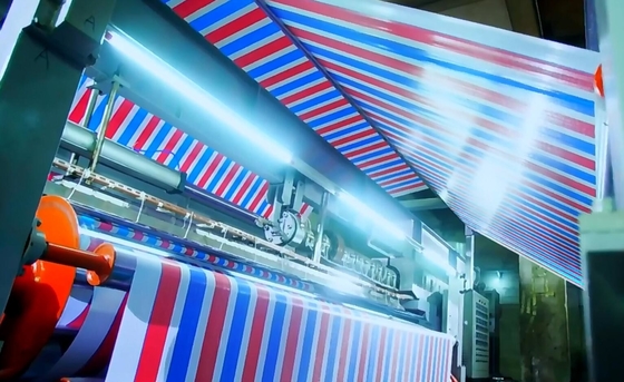 Agriculture Uv Resistant 400gsm Pe Greenhouse Film Jumbo Rolling Pp Woven Fabric waterproof, uv-resistance, anti-tear