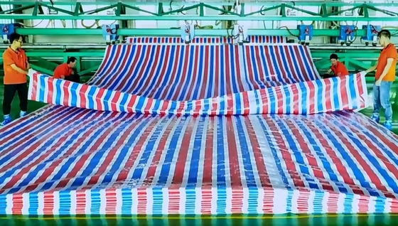 Agriculture Uv Resistant 400gsm Pe Greenhouse Film Jumbo Rolling Pp Woven Fabric waterproof, uv-resistance, anti-tear