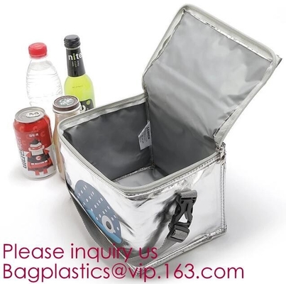 Accept Customized Logo And Packing Non Woven Insulated Lunch Thermal Cooler Bag,Insulated Thermal Pizza Bag & Pizza Carr