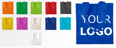 STRIPED GROCERY TOTE, eco-friendly, reusable, durable, recyclable and biodegradable,moistureproof, BAGEASE, PAC, PAK, PK