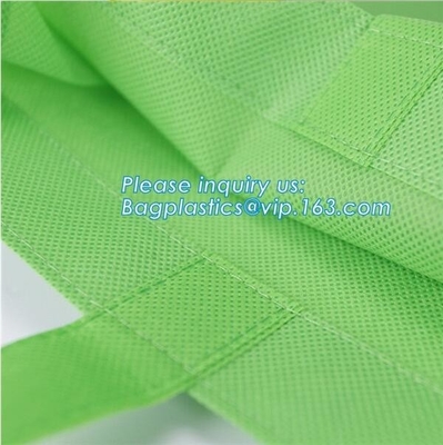 Cheap 100% New Recyclable Whole Bag Heat Sealed Machine Made PP Non Woven Bag with Strip, bagplastics, bagease, pak, pkg