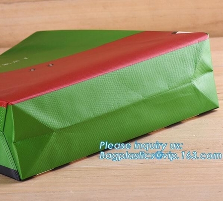 Cheap 100% New Recyclable Whole Bag Heat Sealed Machine Made PP Non Woven Bag with Strip, bagplastics, bagease, pak, pkg