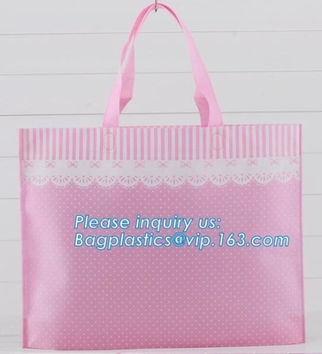 Wholesale High Quality Promotional Foldable Reusable Laminated Non Woven Bag, Eco Customized Top quality Luxury Promotio