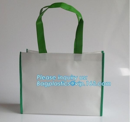 Promotional custom fabric reusable shopping bag metallic laminated non woven bag, Machine Made Heat Seal Eco Friendly No
