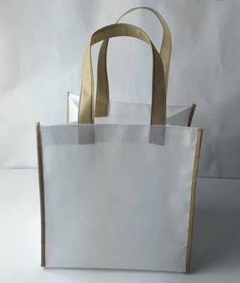 Promotional custom metallic laminated non woven bag, fabric reusable shopping bag, OEM Production Hot Sale Non Woven Bag