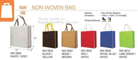 Customized printing recycled promotional shopping tote lamination pp non woven bag, Fashion Design Wholesale Customized
