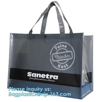 China pp woven bag supplier printed pp laminated non woven bag heat seal non woven bag, factory manufacture reusable non