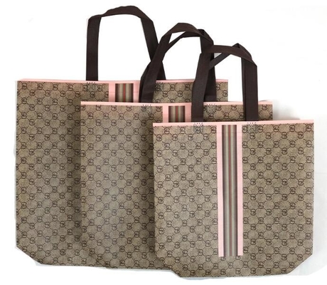 Reusable Grocery Bag Tote Bag With Handle,Non-woven Fashionable Present Bag Gift Bag,Goodies Bag Shopping Bag,Promotiona