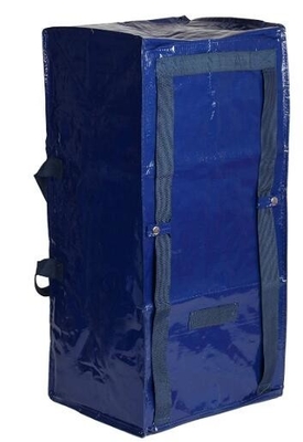Travel Tote Should Handle Bags, Grid Bag With Zipper 160 GSM Big PP Laminated Non Woven Zipper Bag Large Luggage Bag