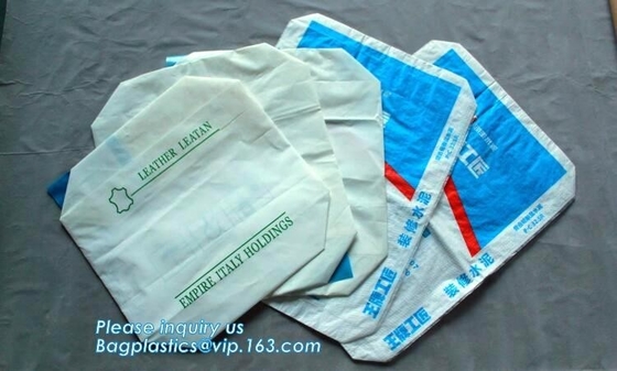 Top quality strong brown paper bags inner woven durable waterproof 25kg kraft paper bag china,Kraft paper Laminated PP W