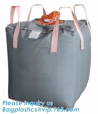 spout Cement Ton Reinforce Fibc Jumbo Bags 500kg Bulk Conductive Fibc Big Bag With Automatic Unloading Design