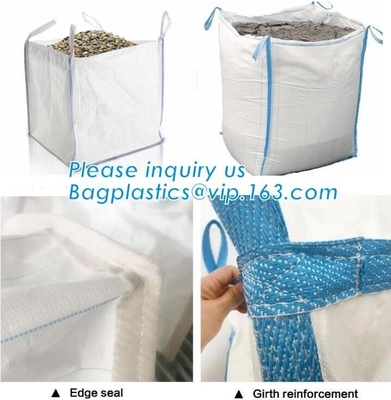 spout Cement Ton Reinforce Fibc Jumbo Bags 500kg Bulk Conductive Fibc Big Bag With Automatic Unloading Design