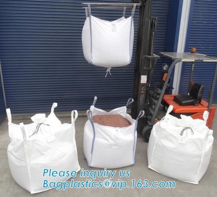 UV Protection Reusable 2000KG Jumbo Plastic Bags Large Capacity PP Woven Big BULK Bags BAGEASE.CN