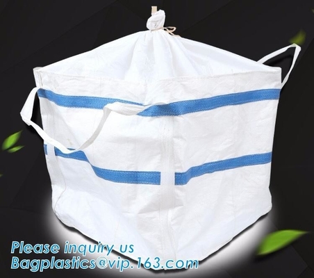 UV Protection Reusable 2000KG Jumbo Plastic Bags Large Capacity PP Woven Big BULK Bags BAGEASE.CN