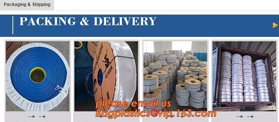 Transparent PVC Spiral Pipe Plastic Hose With Spring Steel Wire Reinforcement Fire Hose