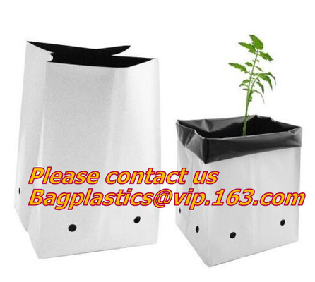 Horticulture, Grow Bags, Hydroponics, Soil, Garden, Planter, Nursery, Pots Bag, Thickened Plastic Nursery Bags for Plant