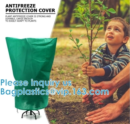 Warm Cover Tree Shrub Plant Protecting Bag Frost Protection Yard Garden Winter Drawstring Mesh Net Garden Plant Cover
