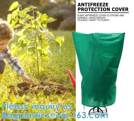 Warm Cover Tree Shrub Plant Protecting Bag Frost Protection Yard Garden Winter Drawstring Mesh Net Garden Plant Cover